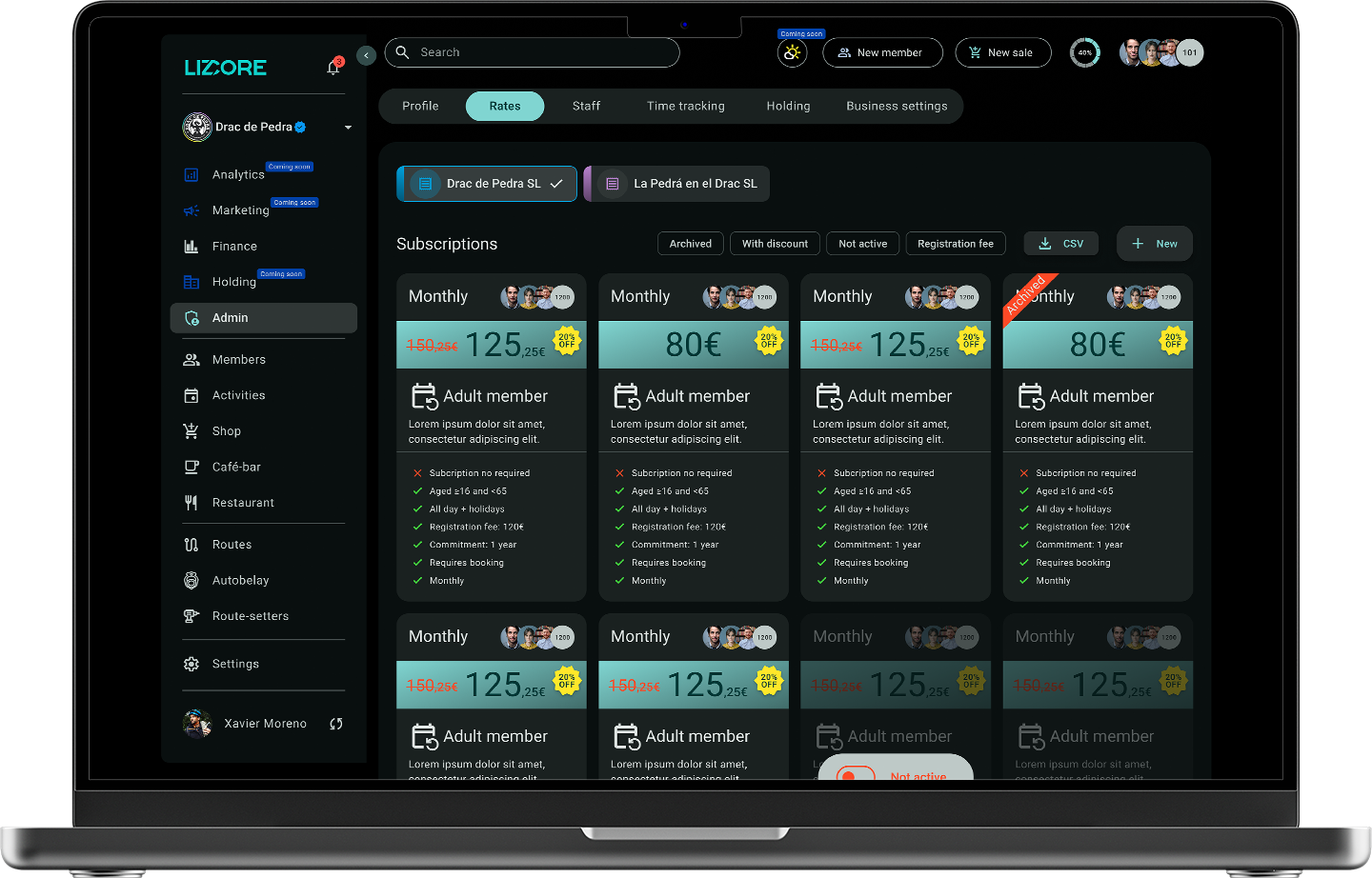 LIZCORE-gymos-admin-01-rates